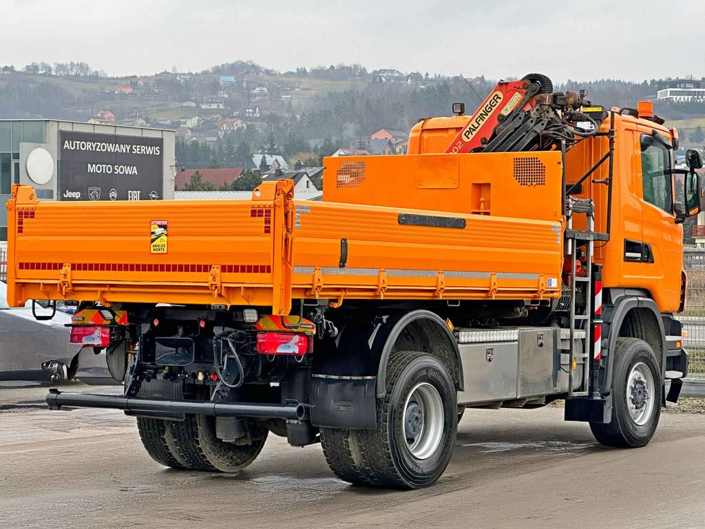 Camion benne, Camion grue Scania G360 Kipper 4,10m *PK 11002 B + FUNK *4x4: photos 6