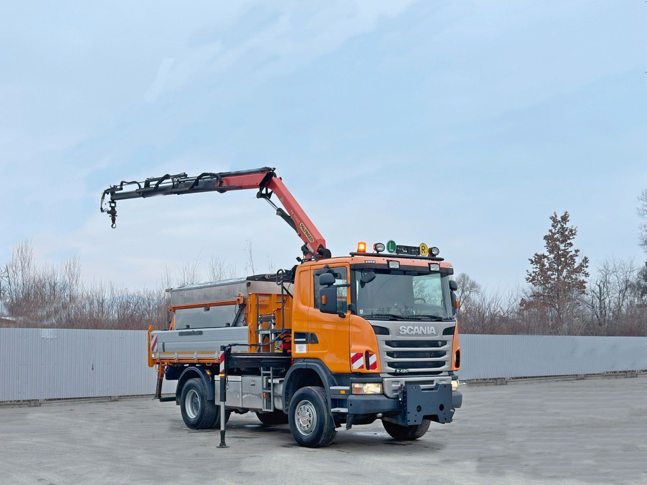 Scania R 420 * PK 11002/FUNK * sandblaste - Camion benne, Camion grue: photos 3 Scania R 420 * PK 11002/FUNK * sandblaste - Camion benne, Camion grue: photos 3