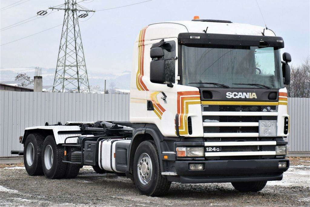 Scania R124 470 Abrollkipper *6x2* Top Zustand ! Scania R124 470 Abrollkipper * 6x2 * Motor Problem - Camion ampliroll: photos 3 Scania R124 470 Abrollkipper *6x2* Top Zustand ! Scania R124 470 Abrollkipper * 6x2 * Motor Problem - Camion ampliroll: photos 3