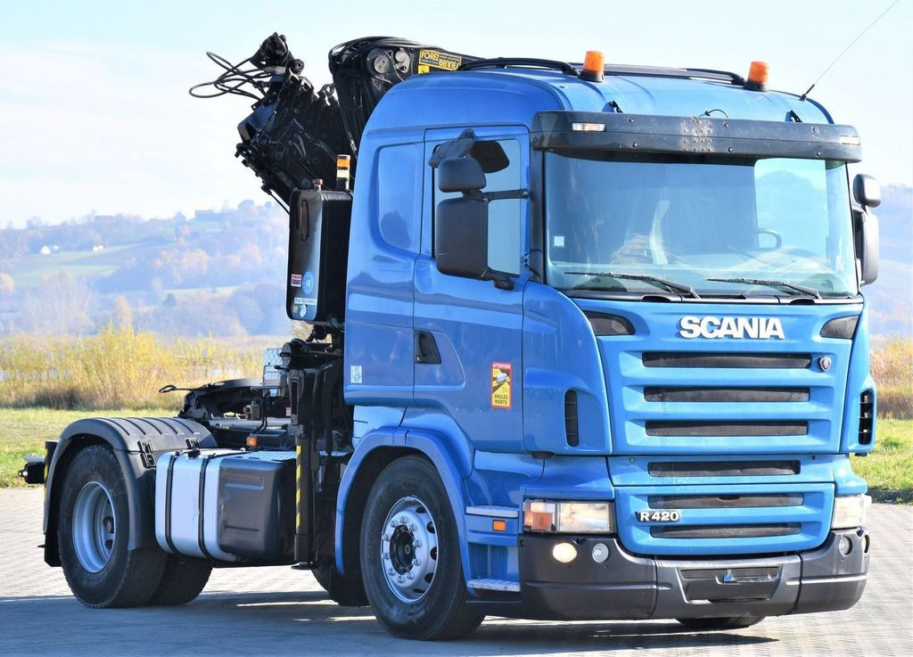 Scania R420 * Sattelzugmaschine + PM SERIE 25/FUNK *TOP - Camion grue: photos 4 Scania R420 * Sattelzugmaschine + PM SERIE 25/FUNK *TOP - Camion grue: photos 4