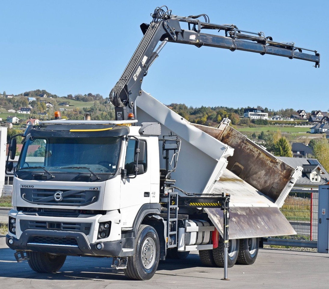 Volvo FMX 410 Kipper 5,20m*HIAB 122 D-4 HIDUO/FUNK*6x4 - Camion grue: photos 3 Volvo FMX 410 Kipper 5,20m*HIAB 122 D-4 HIDUO/FUNK*6x4 - Camion grue: photos 3