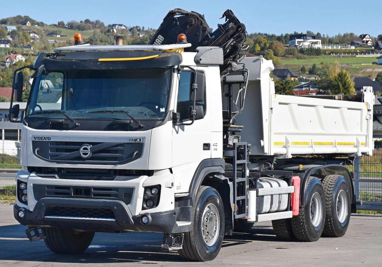 Volvo FMX 410 Kipper 5,20m*HIAB 122 D-4 HIDUO/FUNK*6x4 - Camion grue: photos 5 Volvo FMX 410 Kipper 5,20m*HIAB 122 D-4 HIDUO/FUNK*6x4 - Camion grue: photos 5