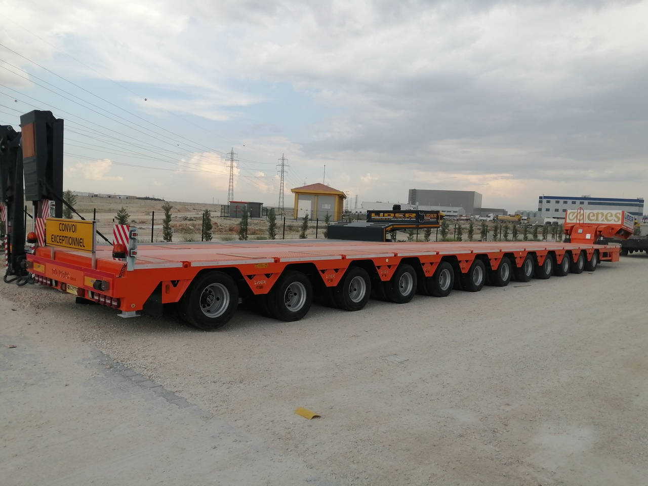 Semi-remorque surbaissé neuf LIDER 2025 Model 200 TONS CAPACITY New Productions Directly From Manufacture: photos 14