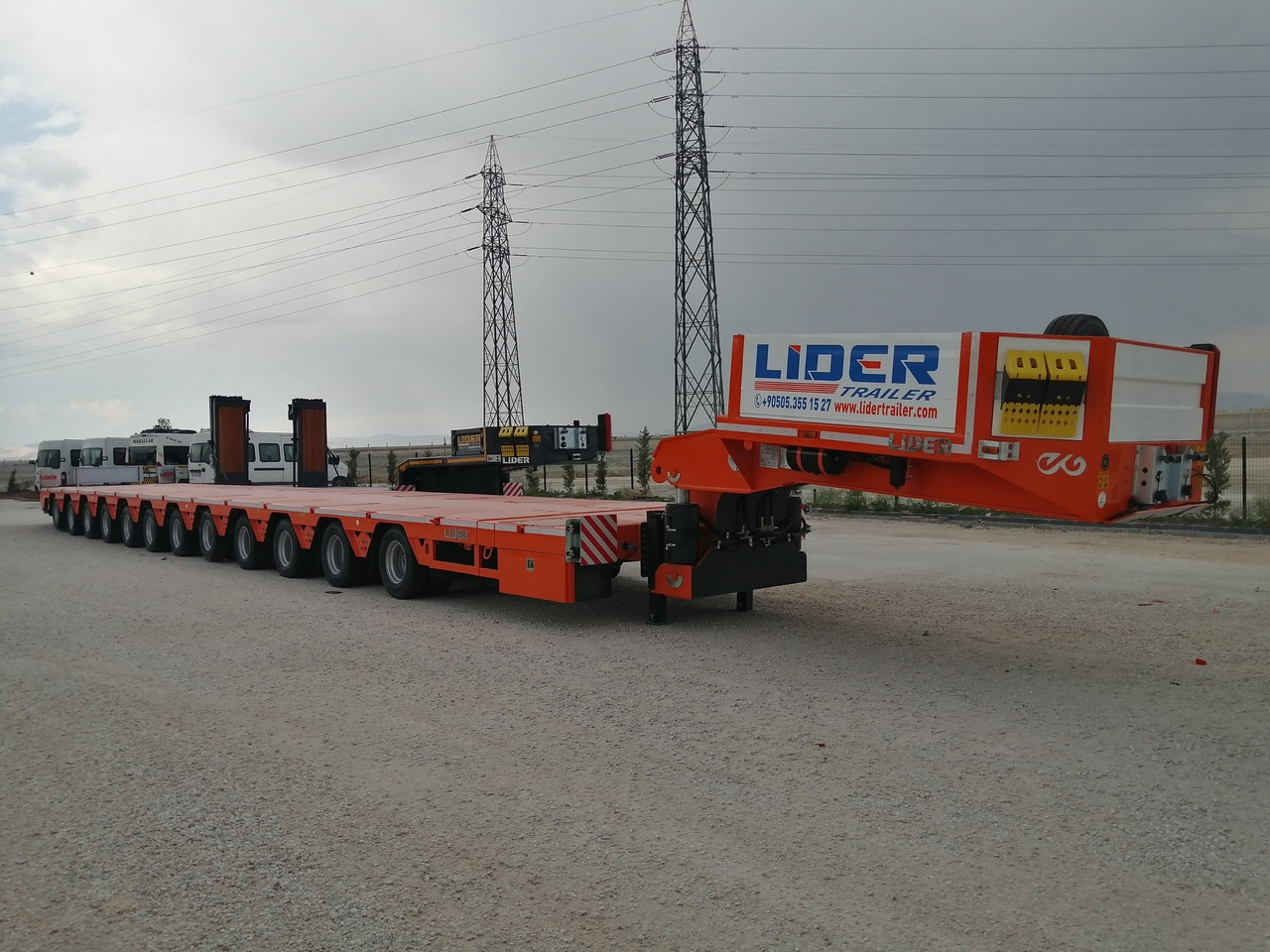 Semi-remorque surbaissé pour transport de équipements lourds neuf LIDER LIDER NEW 2025 MODEL Lowbed: photos 13