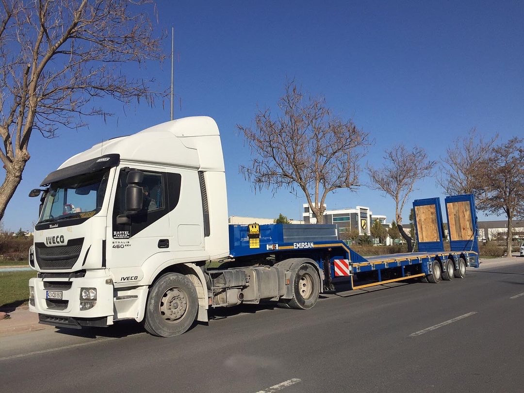 EMIRSAN 3 AXLE EXTENDABLE PLATFORM LOWBED - Semi-remorque surbaissé: photos 2 EMIRSAN 3 AXLE EXTENDABLE PLATFORM LOWBED - Semi-remorque surbaissé: photos 2