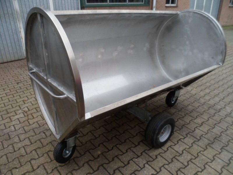 Mestcontainer / mestwagen RVS - Distributeur d'engrais: photos 1 Mestcontainer / mestwagen RVS - Distributeur d'engrais: photos 1