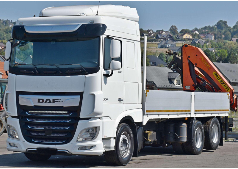 DAF XF 530 Pritsche 6,30 m + PK 15500 * TOPZUSTAND - Camion plateau, Camion grue: photos 4 DAF XF 530 Pritsche 6,30 m + PK 15500 * TOPZUSTAND - Camion plateau, Camion grue: photos 4