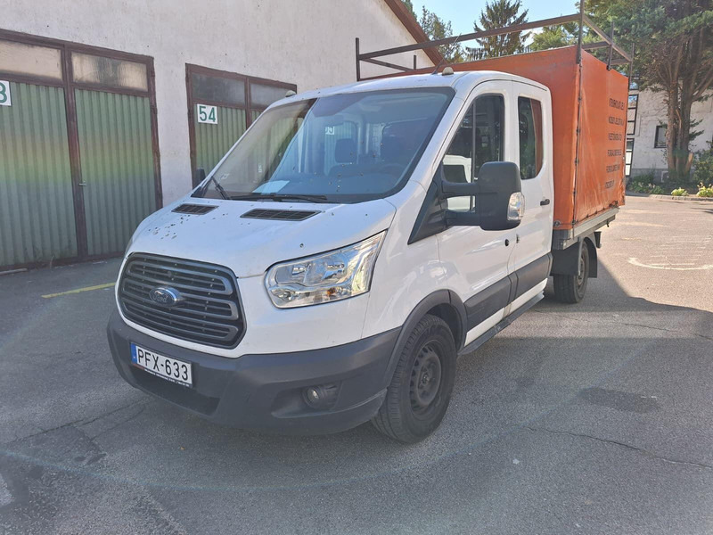 Ford Transit - Doka Pritsche + Plane - Utilitaire rideaux coulissants (PLSC), Utilitaire double cabine: photos 1 Ford Transit - Doka Pritsche + Plane - Utilitaire rideaux coulissants (PLSC), Utilitaire double cabine: photos 1