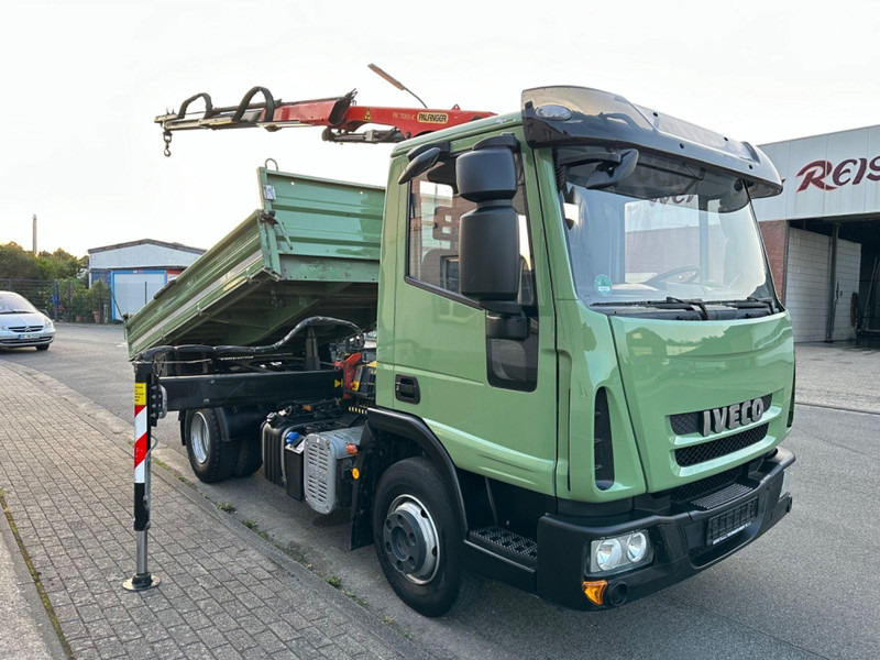 Iveco ML 80E18K M Tipper + Crane Palfinger PK7001-K - Camion benne, Camion grue: photos 2 Iveco ML 80E18K M Tipper + Crane Palfinger PK7001-K - Camion benne, Camion grue: photos 2