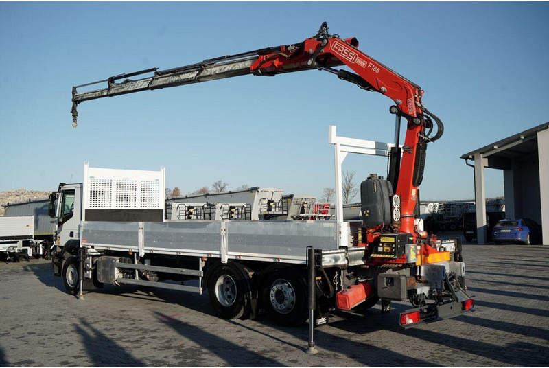 Iveco STRALIS 460 / 6X2 / SKRZYNIOWY 8,1 m + HDS FASSI. F185 MAX UDŹWI - Camion plateau, Camion grue: photos 3 Iveco STRALIS 460 / 6X2 / SKRZYNIOWY 8,1 m + HDS FASSI. F185 MAX UDŹWI - Camion plateau, Camion grue: photos 3