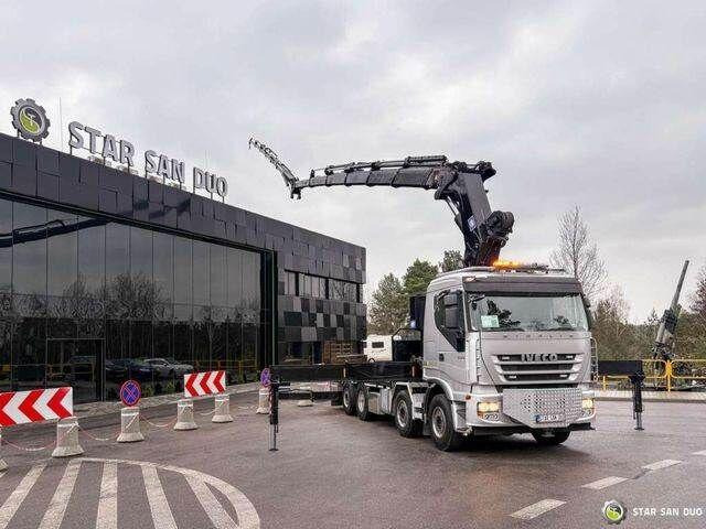 Iveco STRALIS AS320S50Y 8x2 HMF 8520-0K6 FLY JIB Winc - Camion plateau, Camion grue: photos 1 Iveco STRALIS AS320S50Y 8x2 HMF 8520-0K6 FLY JIB Winc - Camion plateau, Camion grue: photos 1