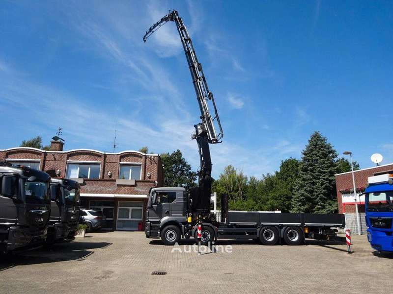MAN 35.510 - Flatbed+crane - Camion plateau, Camion grue: photos 1 MAN 35.510 - Flatbed+crane - Camion plateau, Camion grue: photos 1