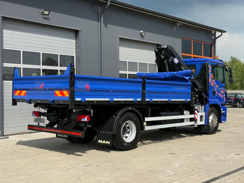 Camion benne MAN MAN TGM TGL TGS 18.250 // E6 // wywrotka + HDS HMF z pilotem //: photos 7