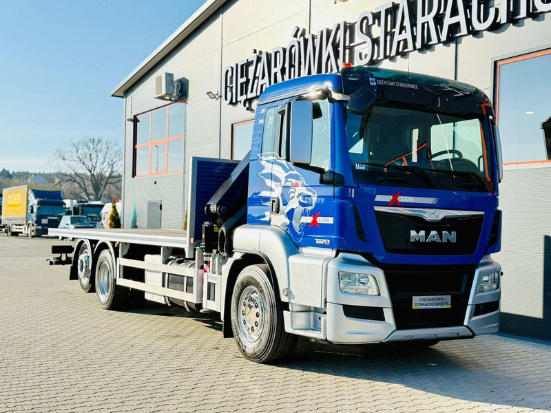MAN MAN TGS 26.360 // E6 // 6x2 // platforma laweta 7,2m z HDs HMF 1 - Camion plateau, Camion grue: photos 4 MAN MAN TGS 26.360 // E6 // 6x2 // platforma laweta 7,2m z HDs HMF 1 - Camion plateau, Camion grue: photos 4