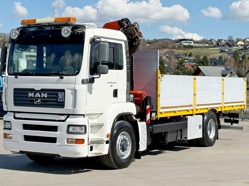 MAN TGA 18.440* PK 16502 + FUNK * 4x4 * TOP - Camion plateau, Camion grue: photos 4 MAN TGA 18.440* PK 16502 + FUNK * 4x4 * TOP - Camion plateau, Camion grue: photos 4