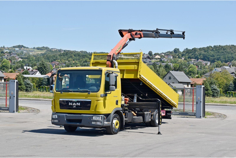 MAN TGL 12.220 - Camion benne, Camion grue: photos 2 MAN TGL 12.220 - Camion benne, Camion grue: photos 2