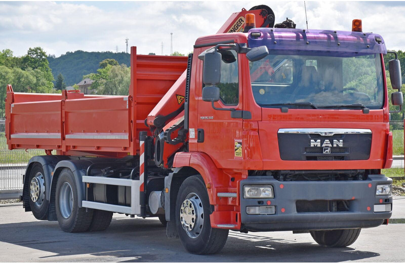 MAN TGM 26.340 - Camion benne, Camion grue: photos 4 MAN TGM 26.340 - Camion benne, Camion grue: photos 4