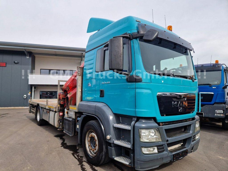 MAN TGS 18.360 Platform Crane HMF 2820 - Camion plateau, Camion grue: photos 4 MAN TGS 18.360 Platform Crane HMF 2820 - Camion plateau, Camion grue: photos 4