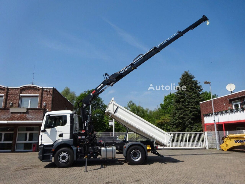 MAN TGS 22.400 - 3 way tipper+crane - Camion benne, Camion grue: photos 2 MAN TGS 22.400 - 3 way tipper+crane - Camion benne, Camion grue: photos 2