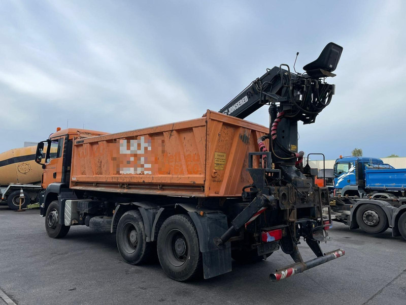Camion benne, Camion grue MAN TGS 26.360 Tipper + Crane Jonsered J 1090: photos 8 Camion benne, Camion grue MAN TGS 26.360 Tipper + Crane Jonsered J 1090: photos 8