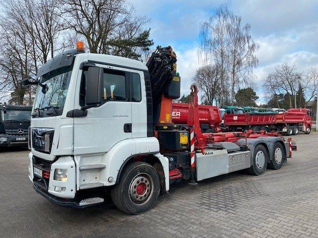 MAN TGS 26.480 - Camion ampliroll, Camion grue: photos 2 MAN TGS 26.480 - Camion ampliroll, Camion grue: photos 2