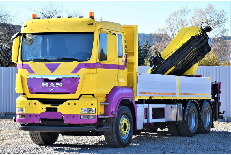 MAN TGS 28.440 Pritsche 5,60* HMF 3000 K5 + FUNK ! - Camion plateau, Camion grue: photos 4 MAN TGS 28.440 Pritsche 5,60* HMF 3000 K5 + FUNK ! - Camion plateau, Camion grue: photos 4