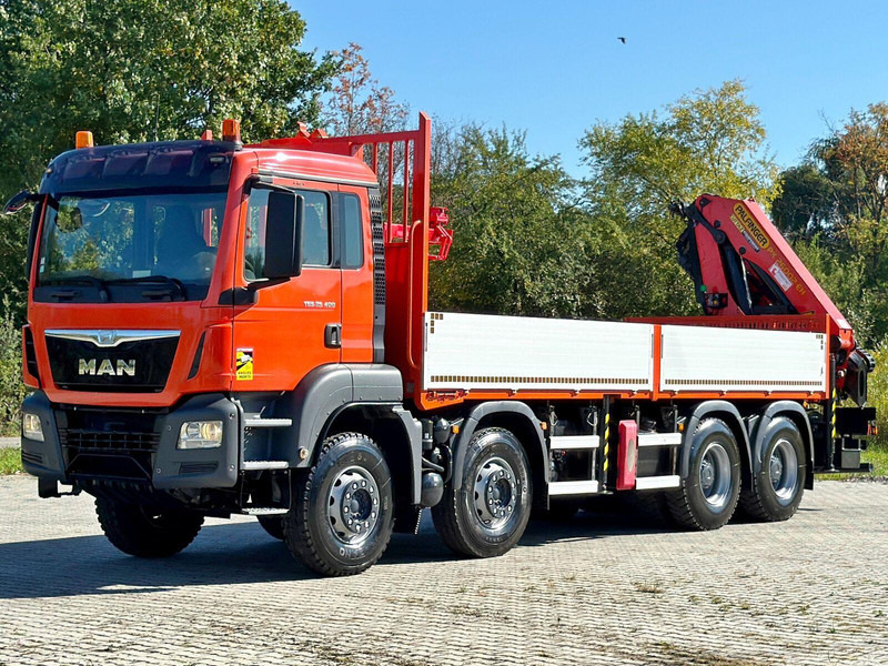 MAN TGS 35.400* PK 26002 - EH D + FUNK /8x4 - Camion plateau, Camion grue: photos 3 MAN TGS 35.400* PK 26002 - EH D + FUNK /8x4 - Camion plateau, Camion grue: photos 3