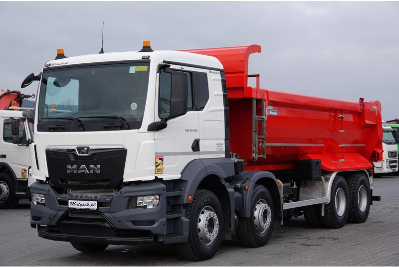 MAN TGS 35.430 / 8X4 / WYWROTKA TYLNOZSYPOWA / HYDROKLAPA / OPONY 10 - Camion benne: photos 5 MAN TGS 35.430 / 8X4 / WYWROTKA TYLNOZSYPOWA / HYDROKLAPA / OPONY 10 - Camion benne: photos 5