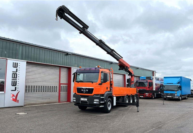 MAN TGS 35.480 8x4 Crane Palfinger PK 50002EH - Camion plateau, Camion grue: photos 5 MAN TGS 35.480 8x4 Crane Palfinger PK 50002EH - Camion plateau, Camion grue: photos 5