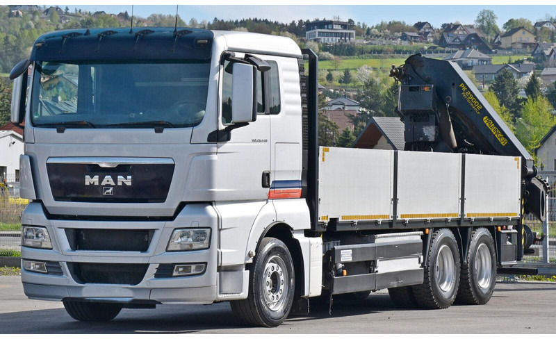 MAN TGX 26.440 Pritsche 6,40 m* PK 29002+FUNK *6x4 - Camion plateau, Camion grue: photos 4 MAN TGX 26.440 Pritsche 6,40 m* PK 29002+FUNK *6x4 - Camion plateau, Camion grue: photos 4