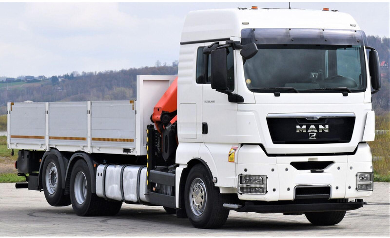 MAN TGX 26.480 - Camion plateau, Camion grue: photos 4 MAN TGX 26.480 - Camion plateau, Camion grue: photos 4