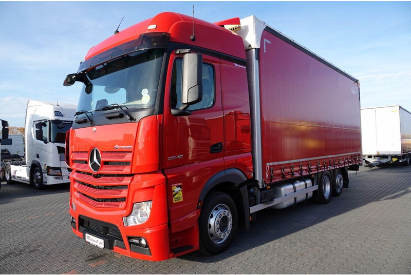 Mercedes-Benz ACTROS 25 480 - Camion à rideaux coulissants: photos 2 Mercedes-Benz ACTROS 25 480 - Camion à rideaux coulissants: photos 2