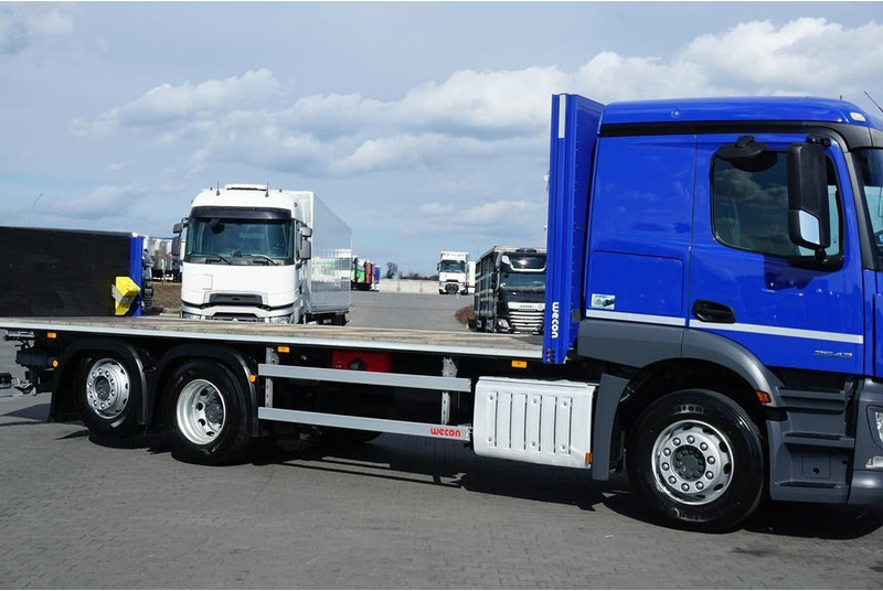 Camion plateau Mercedes-Benz ACTROS / 2543 / ACC / E 6 / PEŁNY ADR / PLATFORMA / ZAWIESIE POD: photos 16