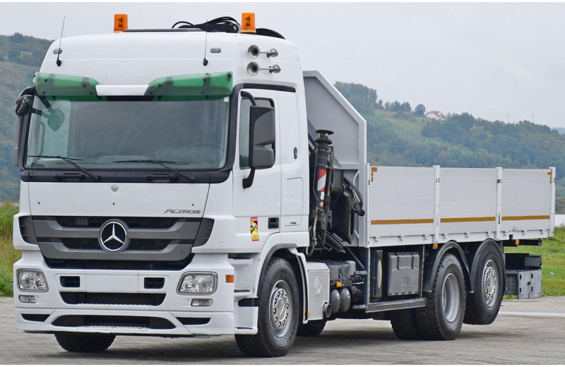 Mercedes-Benz ACTROS 2544 - Camion plateau, Camion grue: photos 3 Mercedes-Benz ACTROS 2544 - Camion plateau, Camion grue: photos 3