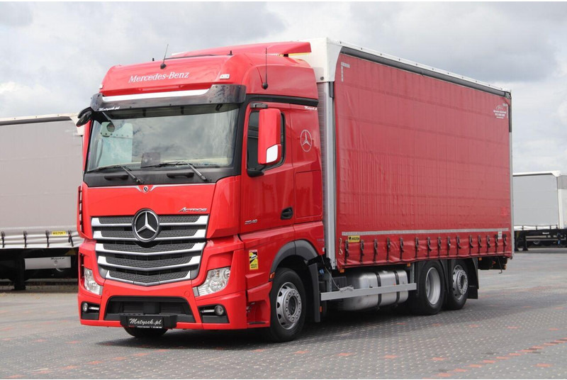 Mercedes-Benz ACTROS 2548 / 6x2 / I-PARK COOL / BIG SPACE / OŚ PODNOSZONA / PO - Camion à rideaux coulissants: photos 1 Mercedes-Benz ACTROS 2548 / 6x2 / I-PARK COOL / BIG SPACE / OŚ PODNOSZONA / PO - Camion à rideaux coulissants: photos 1