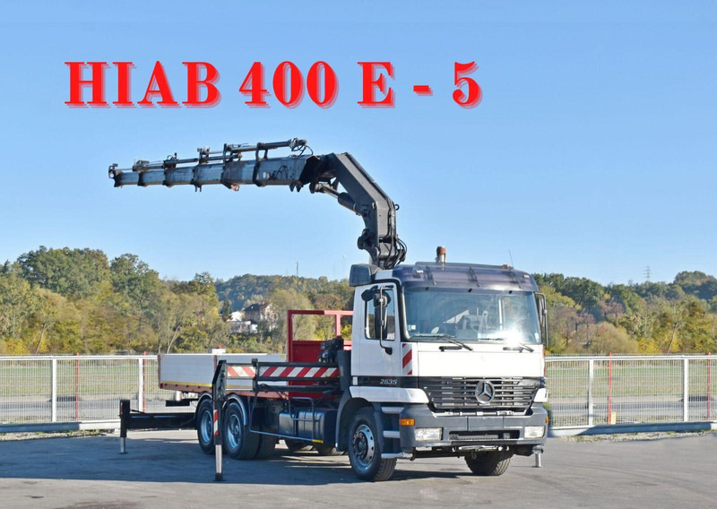 Mercedes-Benz ACTROS 2635 Pritsche - Camion plateau, Camion grue: photos 1 Mercedes-Benz ACTROS 2635 Pritsche - Camion plateau, Camion grue: photos 1