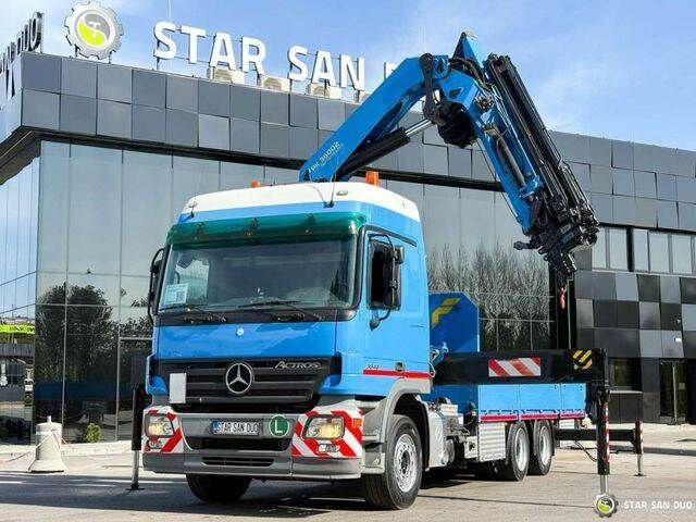 Mercedes-Benz ACTROS 2646L - Camion plateau, Camion grue: photos 3 Mercedes-Benz ACTROS 2646L - Camion plateau, Camion grue: photos 3