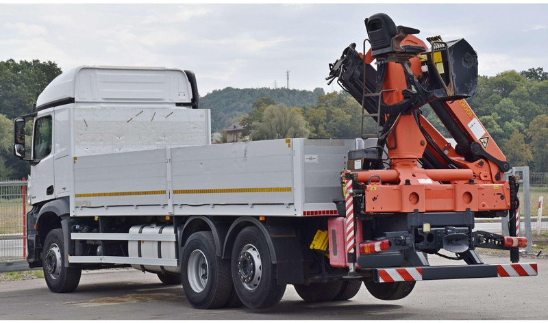 Camion plateau, Camion grue Mercedes-Benz AROCS 2542: photos 7 Camion plateau, Camion grue Mercedes-Benz AROCS 2542: photos 7