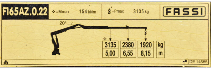 Camion benne, Camion grue Mercedes-Benz AROCS 2635* FASSI F165AZ.0.22 + FUNK * 6x4: photos 9 Camion benne, Camion grue Mercedes-Benz AROCS 2635* FASSI F165AZ.0.22 + FUNK * 6x4: photos 9