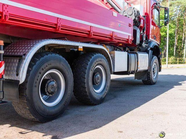 Camion benne, Camion grue Mercedes-Benz AROCS 3345 6x6 HMF 3220 K hds Crane tipper: photos 20 Camion benne, Camion grue Mercedes-Benz AROCS 3345 6x6 HMF 3220 K hds Crane tipper: photos 20