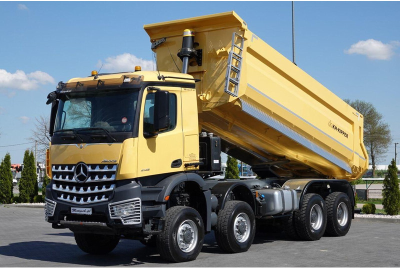 Camion benne Mercedes-Benz AROCS 4145 / 8x8 / WYWROTKA TYLNOZSYPOWA / KH KIPPER / EURO 6: photos 16