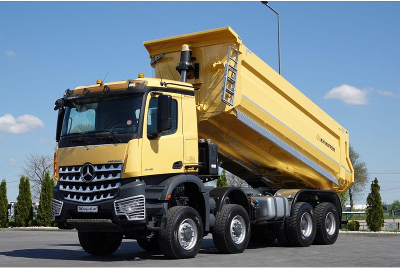 Camion benne Mercedes-Benz AROCS 4145 / 8x8 / WYWROTKA TYLNOZSYPOWA / KH KIPPER / EURO 6: photos 17