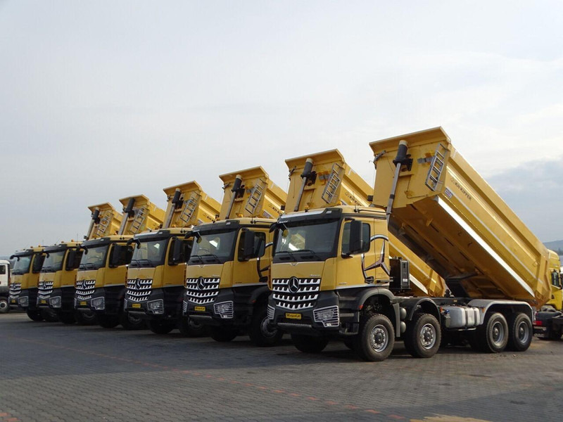 Camion benne Mercedes-Benz AROCS 4145 / 8x8 / WYWROTKA TYLNOZSYPOWA / KH KIPPER / EURO 6: photos 14