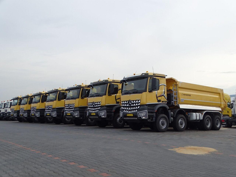 Camion benne Mercedes-Benz AROCS 4145 / 8x8 / WYWROTKA TYLNOZSYPOWA / KH KIPPER / EURO 6: photos 6