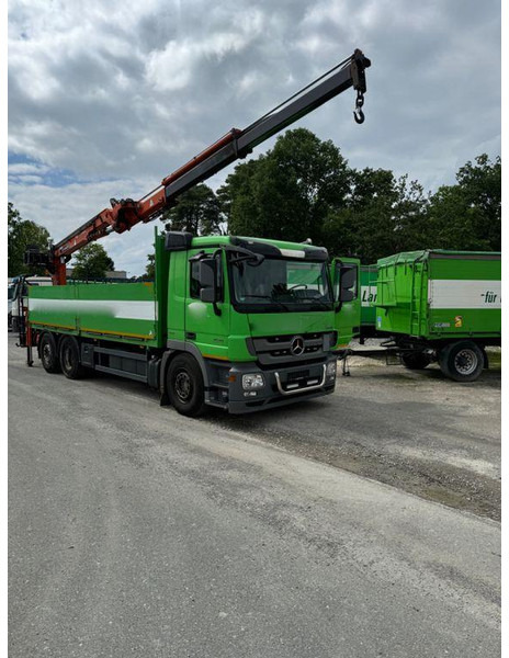 Mercedes-Benz Actros 2541 mit Atlas -Kran - Camion plateau, Camion grue: photos 3 Mercedes-Benz Actros 2541 mit Atlas -Kran - Camion plateau, Camion grue: photos 3