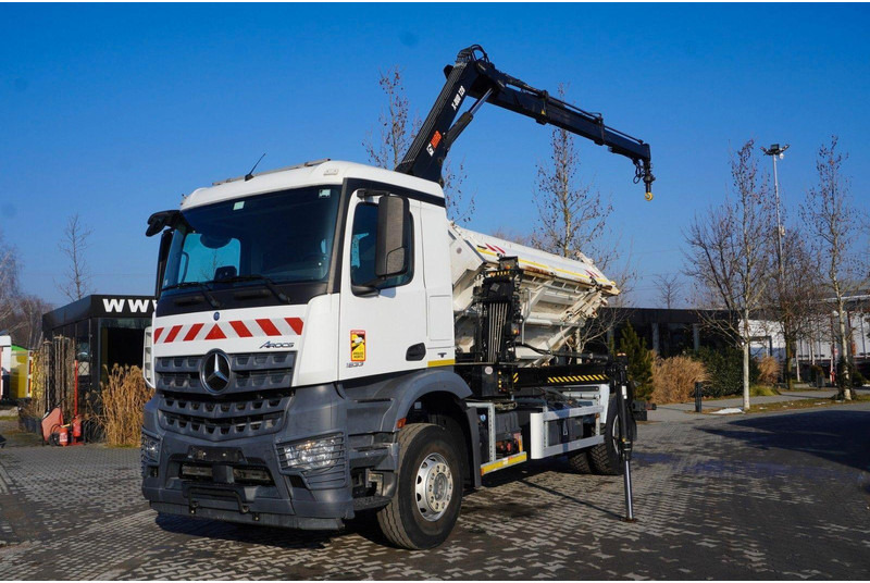 Mercedes-Benz Arocs 1833 3-Way Tipper Crane HIAB X-DUO 128 B - Camion benne, Camion grue: photos 3 Mercedes-Benz Arocs 1833 3-Way Tipper Crane HIAB X-DUO 128 B - Camion benne, Camion grue: photos 3