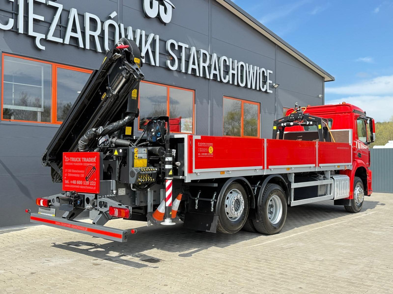 Mercedes-Benz Arocs Actros 2532 / E6 / 6x2 / skrzynia + żuraw Palfinger / budo - Camion plateau, Camion grue: photos 5 Mercedes-Benz Arocs Actros 2532 / E6 / 6x2 / skrzynia + żuraw Palfinger / budo - Camion plateau, Camion grue: photos 5