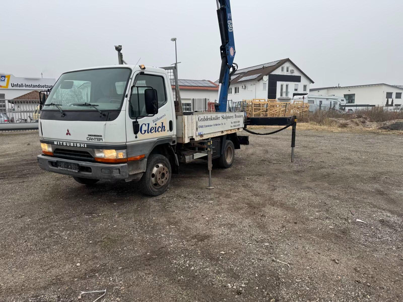 Mitsubishi Canter FE649 - Flatbed truck + crane - Camion plateau, Camion grue: photos 5 Mitsubishi Canter FE649 - Flatbed truck + crane - Camion plateau, Camion grue: photos 5