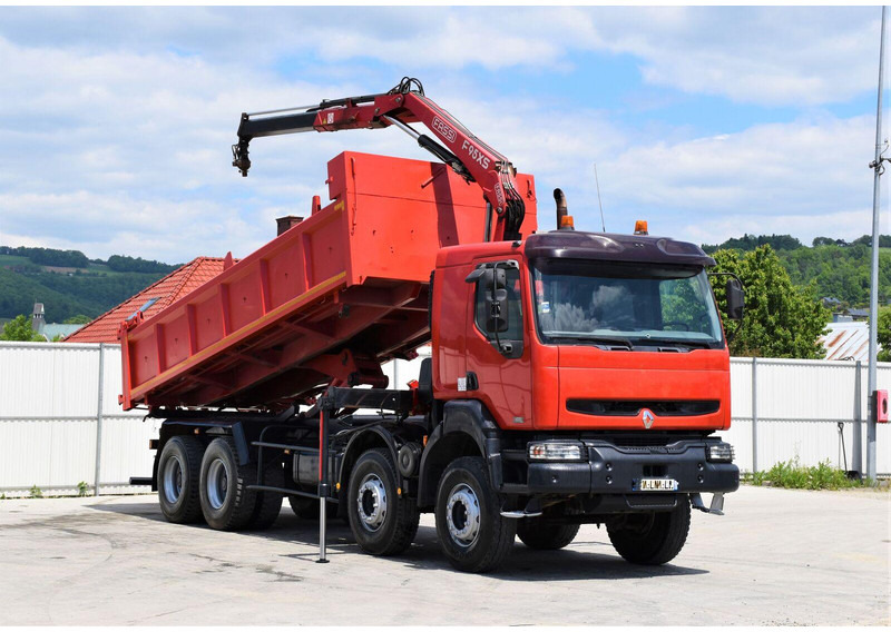 Renault KERAX 420 DCI Kipper 6,30m+FASSI F95AXS.21+FUNK - Camion benne, Camion grue: photos 2 Renault KERAX 420 DCI Kipper 6,30m+FASSI F95AXS.21+FUNK - Camion benne, Camion grue: photos 2