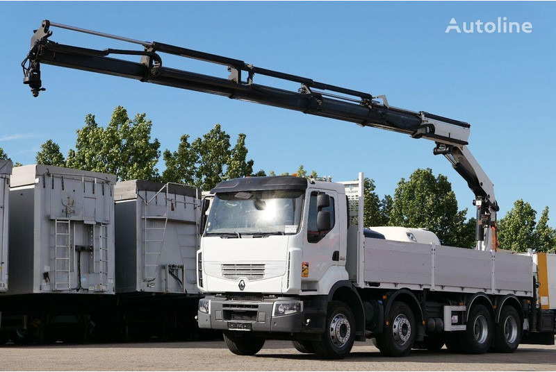 Renault Premium 430DXi - Camion plateau, Camion grue: photos 2 Renault Premium 430DXi - Camion plateau, Camion grue: photos 2